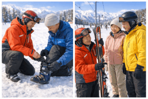 ブーツの履き方